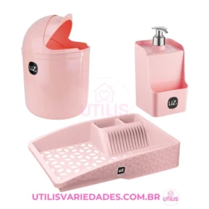 utilis-kit-3-pecas-uz-para-pia-escorredor-lixeira-e-porta-detergente-rosa.webp